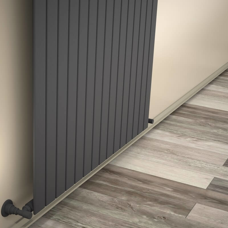 Type 10V Decorative Radiator 500x1106 Anthracite