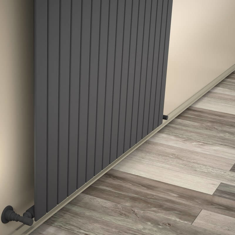 Type 10V Decorative Radiator 500x1254 Anthracite