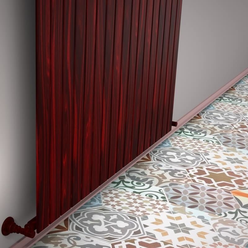 Type 10V Decorative Radiator 500x1254 Wood Effect