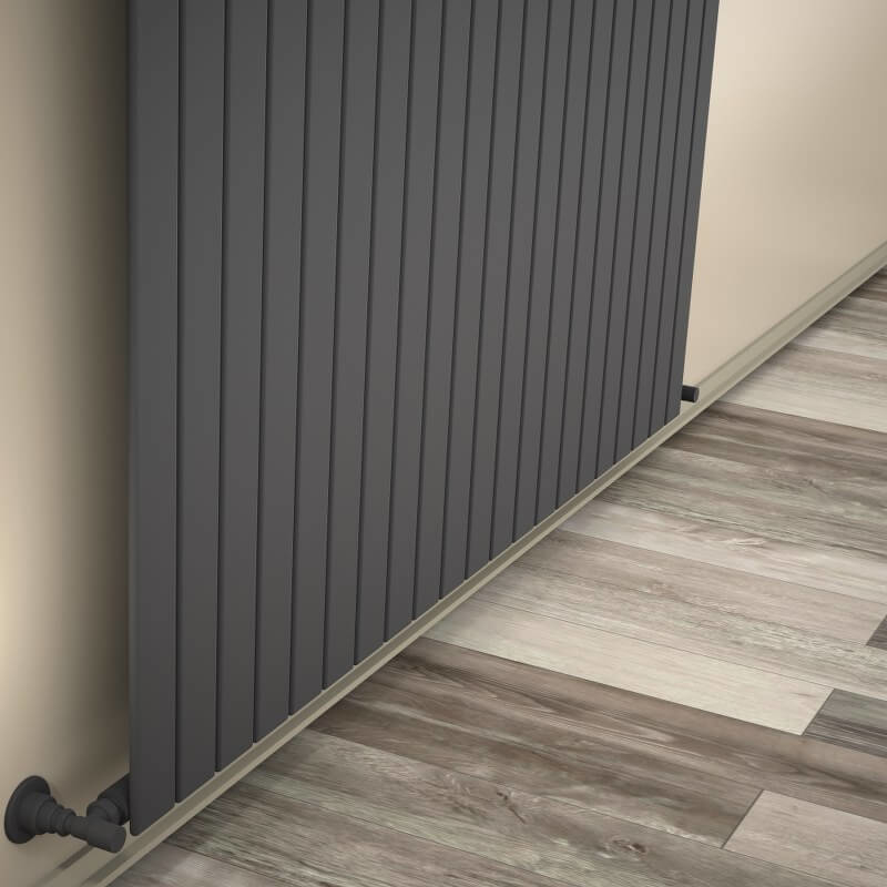 Type 10V Decorative Radiator 500x1550 Anthracite