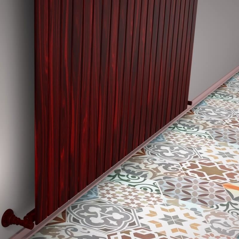 Type 10V Decorative Radiator 500x1624 Wood Effect