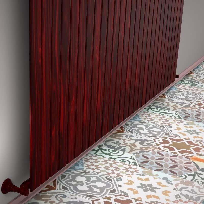 Type 10V Decorative Radiator 500x1920 Wood Effect