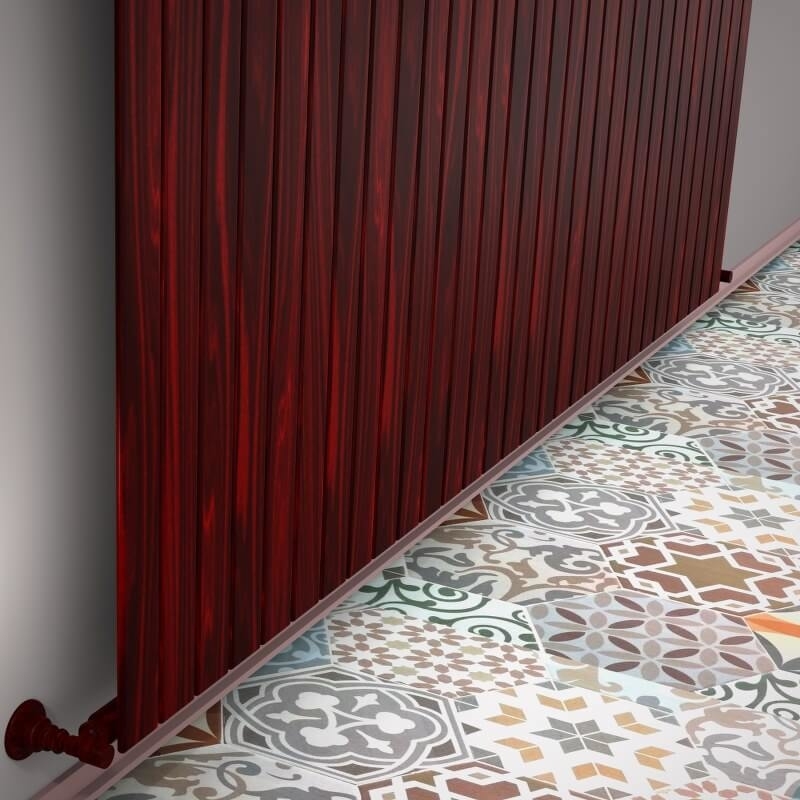 Type 10V Decorative Radiator 500x2216 Wood Effect