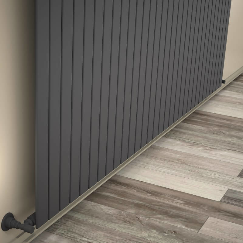 Type 10V Decorative Radiator 500x2290 Anthracite