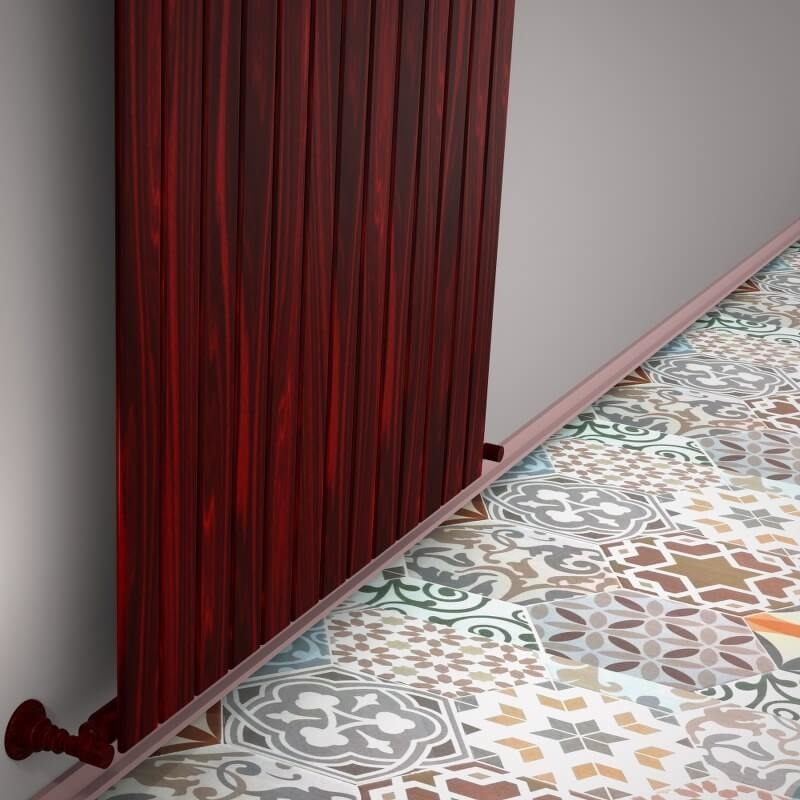 Type 10V Decorative Radiator 500x958 Wood Effect