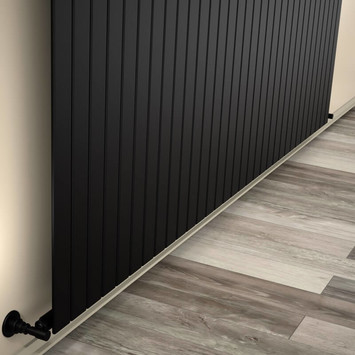 Type 10V Decorative Radiator 600x2364 Matte Black