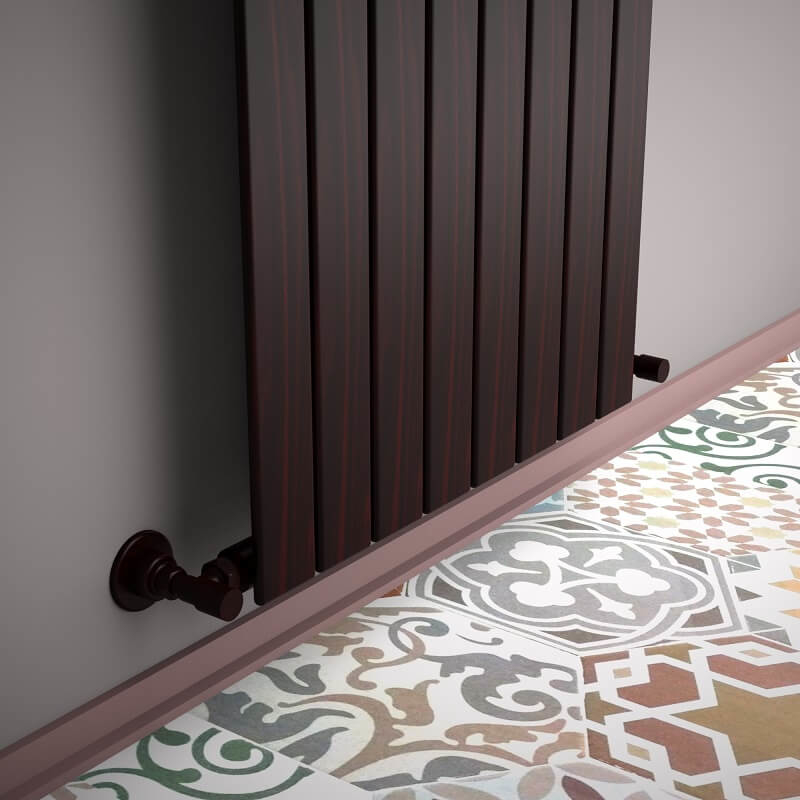 Type 10V Decorative Radiator 600x588 Wood Effect