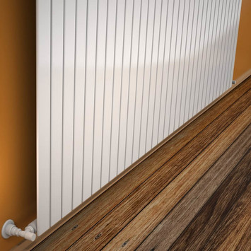 Type 10V Decorative Radiator 900x2364 White - Thumbnail