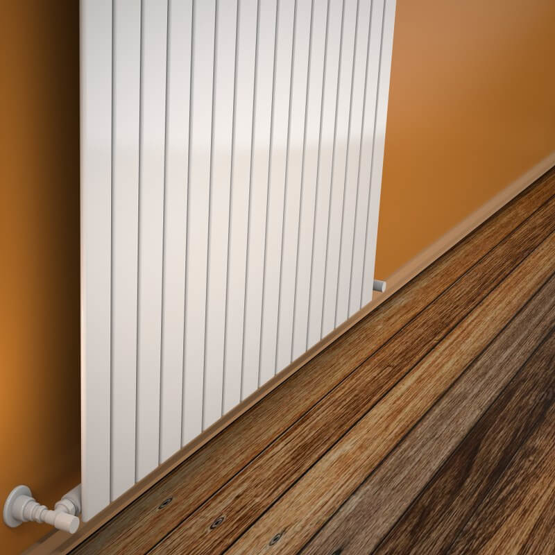 Type 10V Radiateur Décoratif 400x1180 Blanc