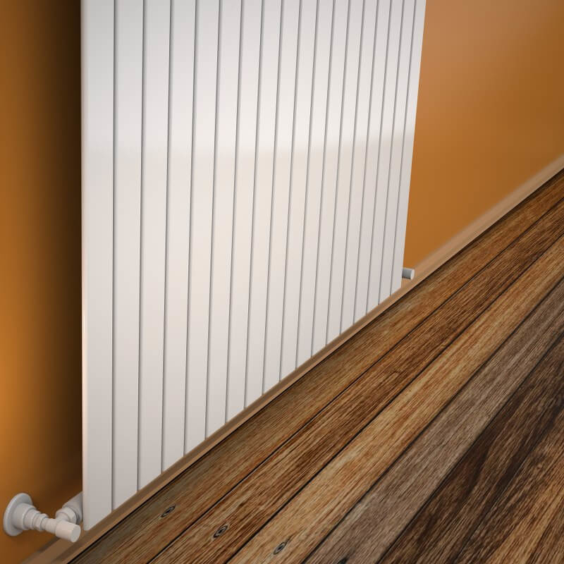 Type 10V Radiateur Décoratif 400x1328 Blanc