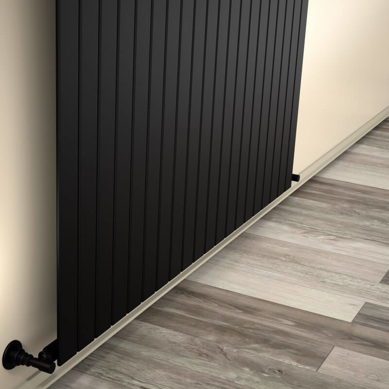 Type 10V Radiateur Décoratif 400x1476 Noir mat 