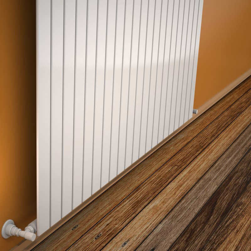 Type 10V Radiateur Décoratif 400x1550 Blanc