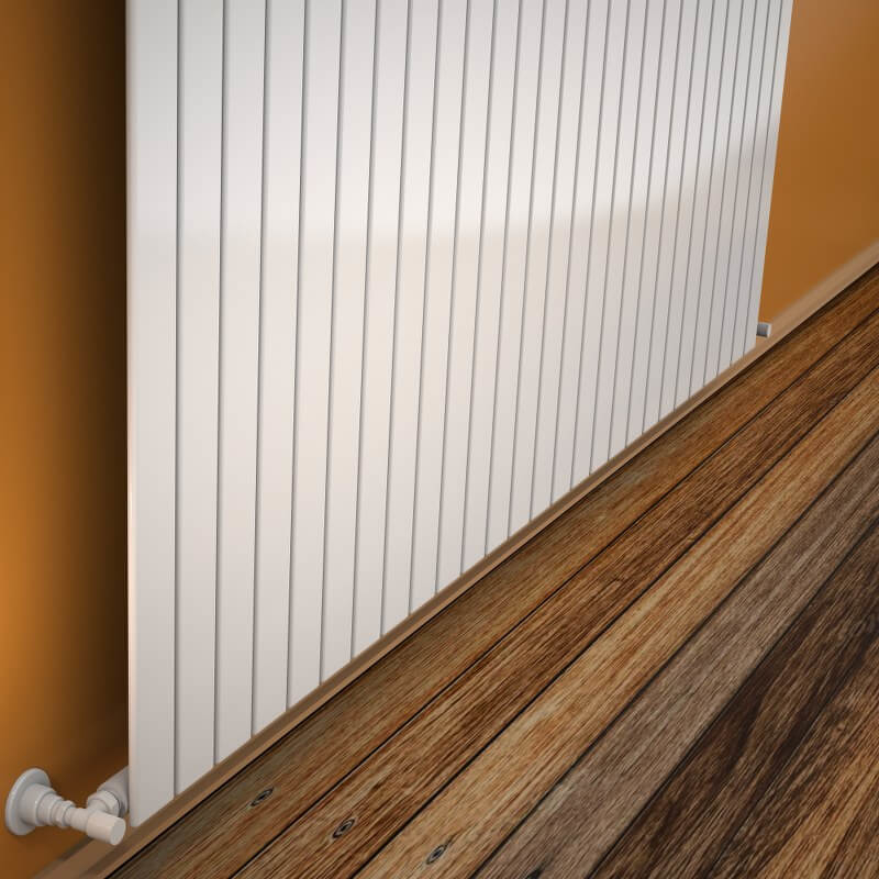 Type 10V Radiateur Décoratif 400x1994 Blanc