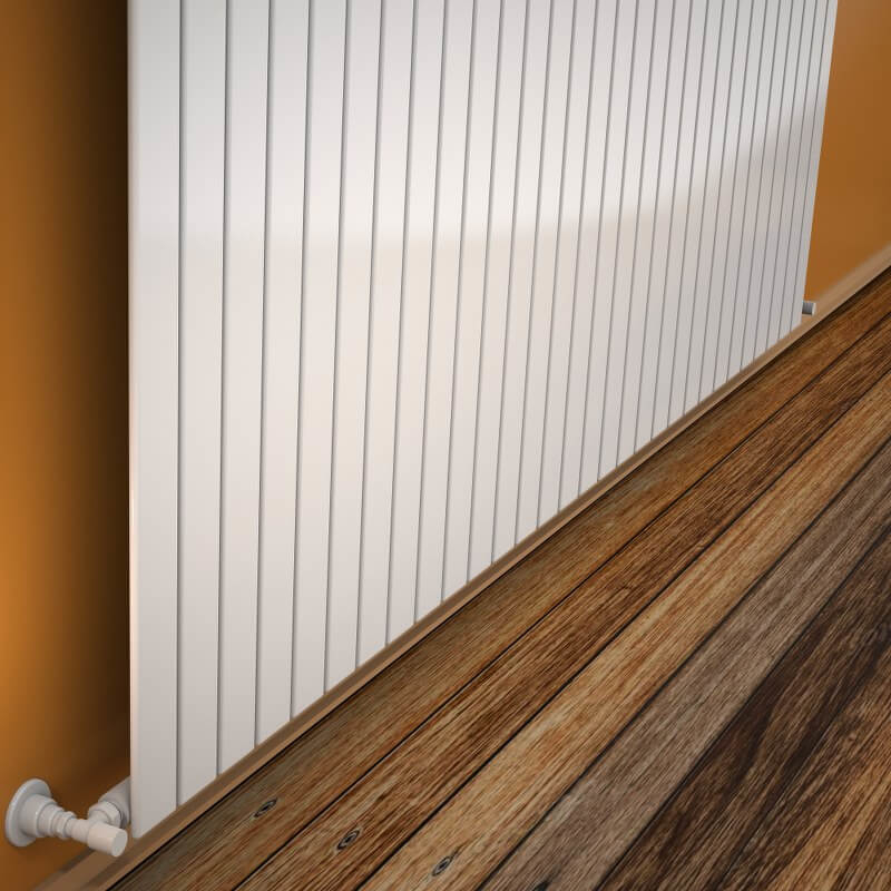 Type 10V Radiateur Décoratif 400x2216 Blanc