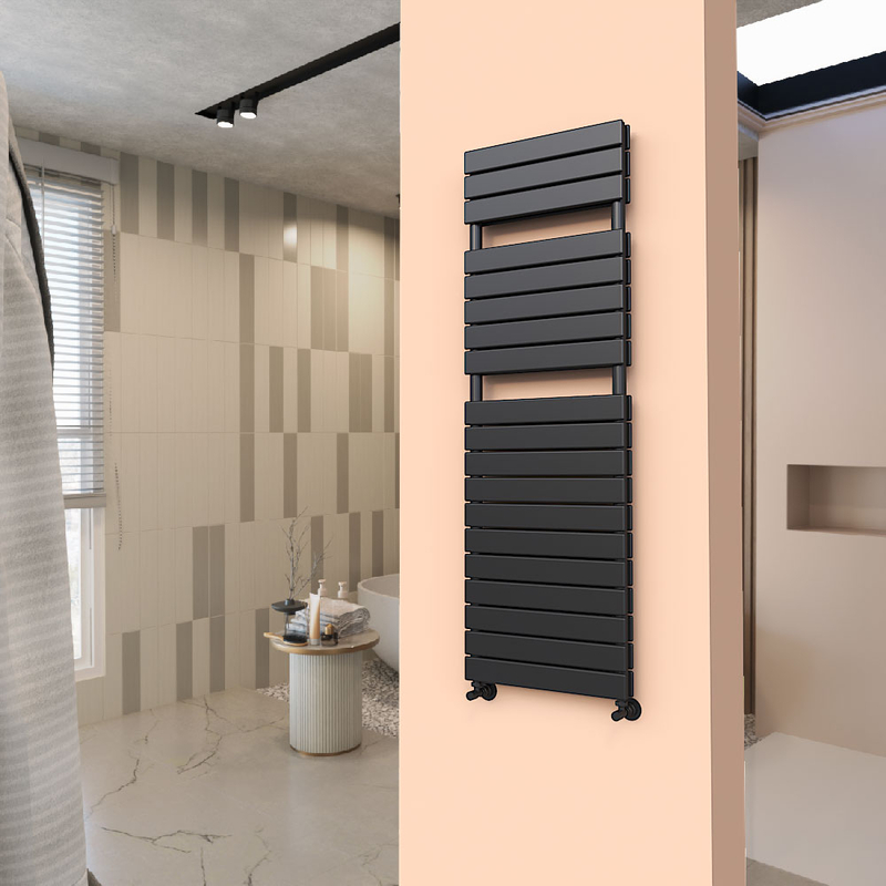 Type 20H Decorative Towel Warmer 500x1550 Matt Black