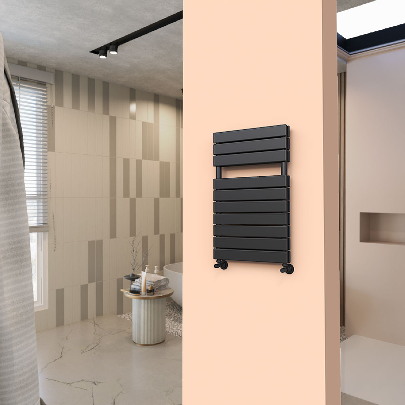 Type 20H Decorative Towel Warmer 500x810 Matt Black