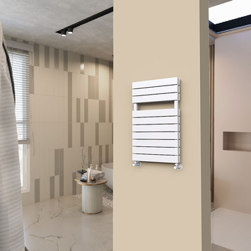 Type 20H Decorative Towel Warmer 500x810 White - Thumbnail