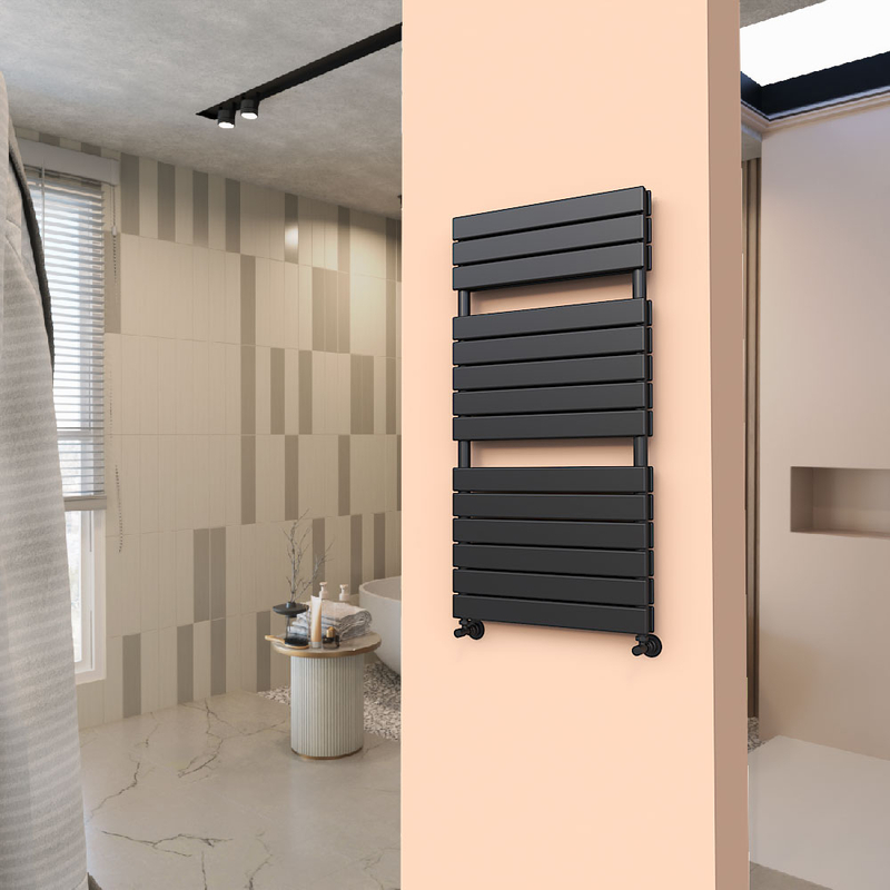 Type 20H Decorative Towel Warmer 600x1180 Matt Black