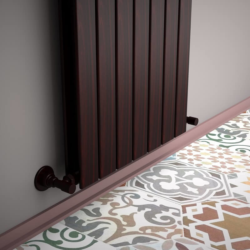 Type 20V Decorative Radiator 1200x514 Wood Effect