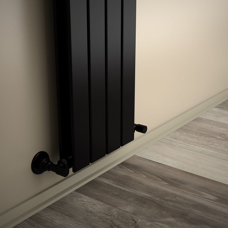 Type 20V Decorative Radiator 1500x292 Matte Black