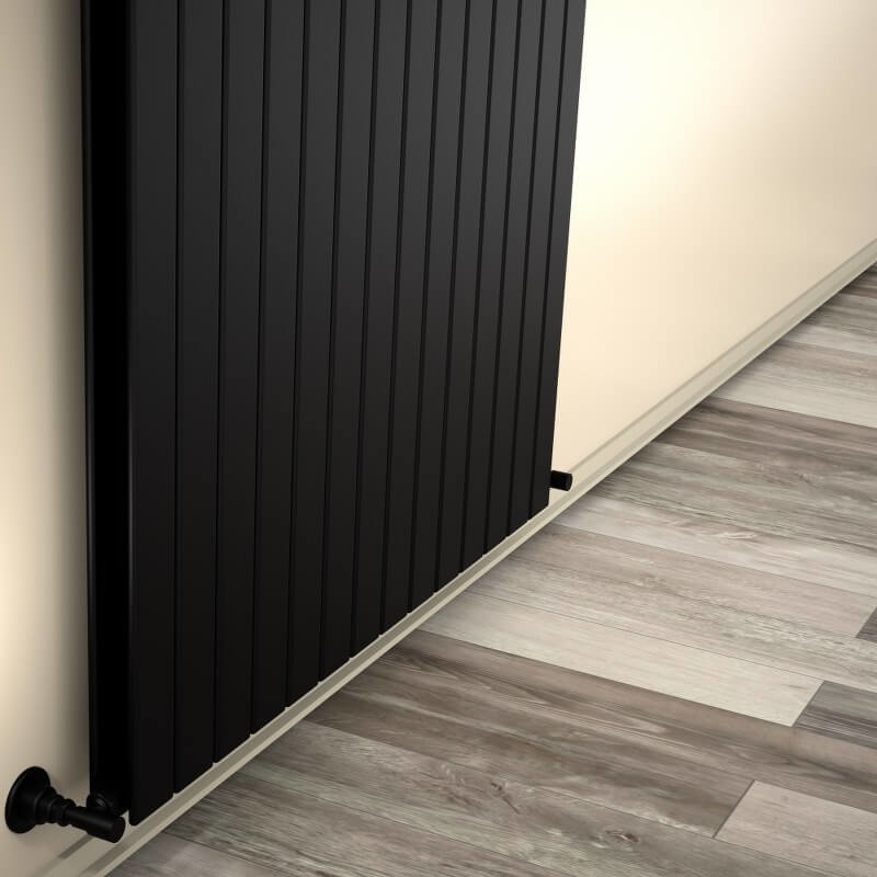 Type 20V Decorative Radiator 400x1032 Matte Black