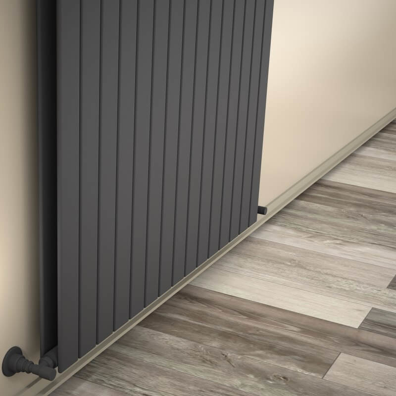 Type 20V Decorative Radiator 400x1106 Anthracite