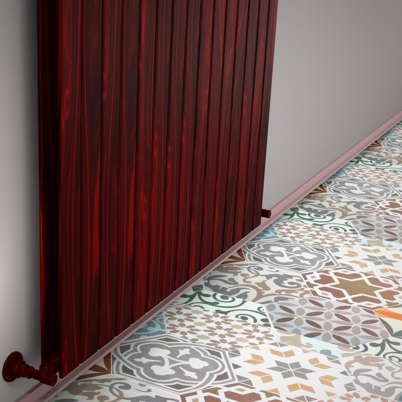 Type 20V Decorative Radiator 400x1106 Wood Effect