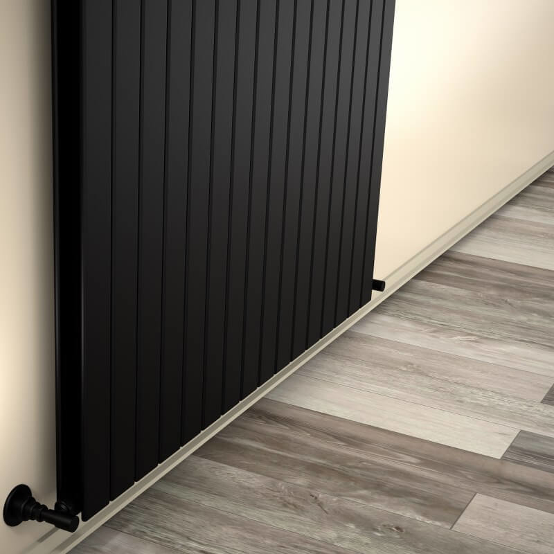 Type 20V Decorative Radiator 400x1180 Matte Black