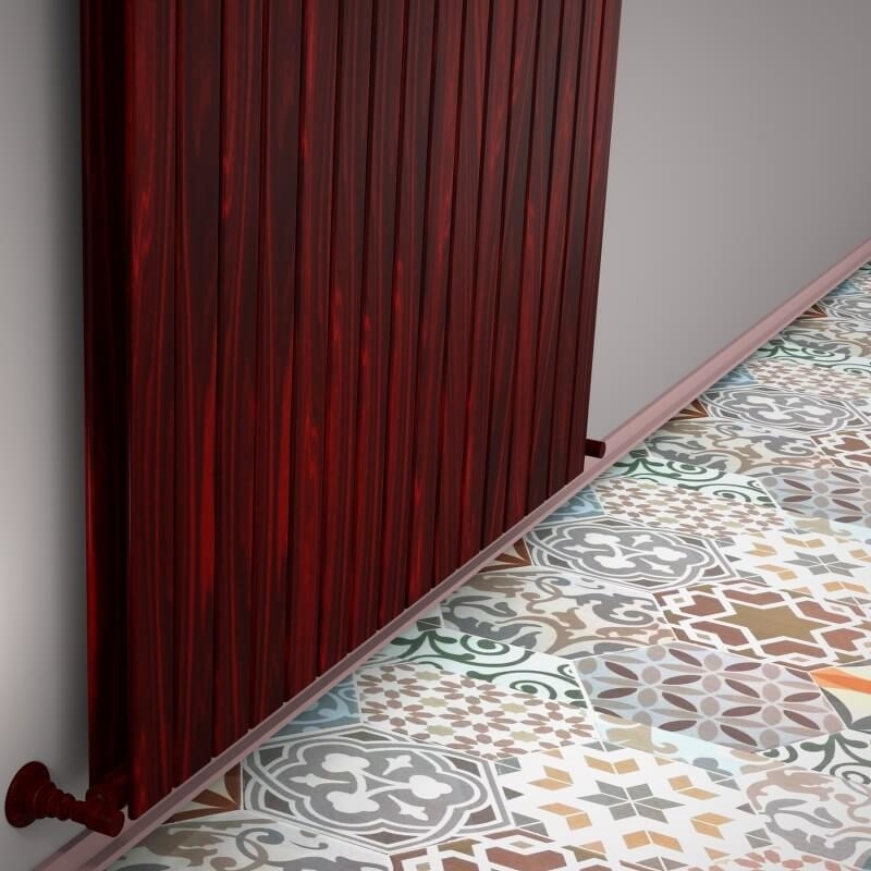 Type 20V Decorative Radiator 400x1180 Wood Effect