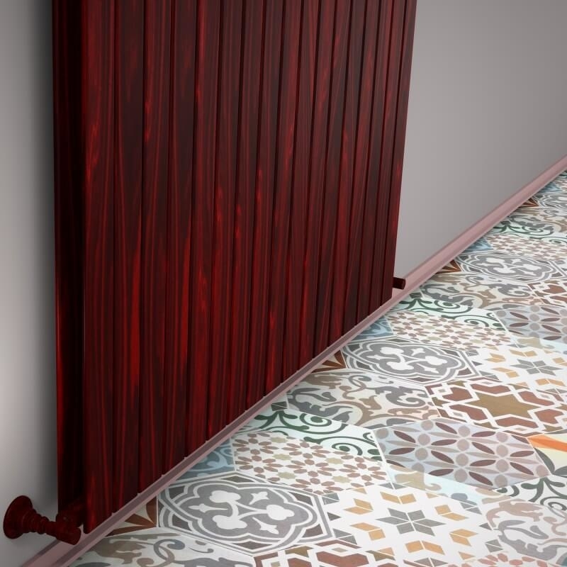 Type 20V Decorative Radiator 400x1254 Wood Effect