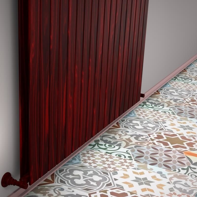 Type 20V Decorative Radiator 400x1328 Wood Effect