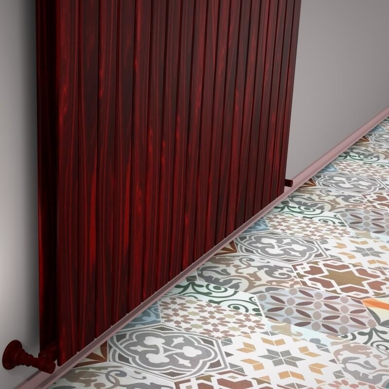 Type 20V Decorative Radiator 400x1402 Wood Effect