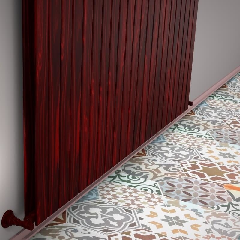 Type 20V Decorative Radiator 400x1624 Wood Effect