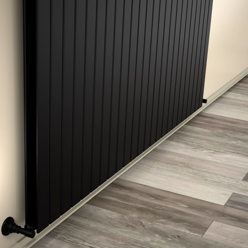 Type 20V Decorative Radiator 400x1772 Matte Black