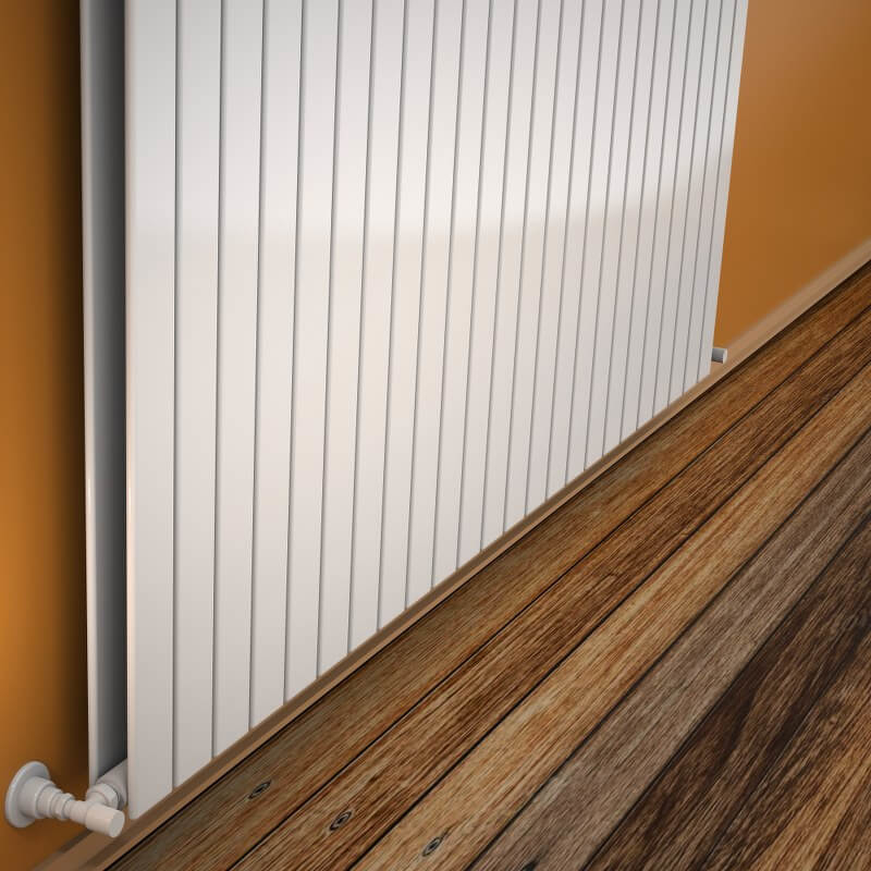 Type 20V Decorative Radiator 400x1772 White