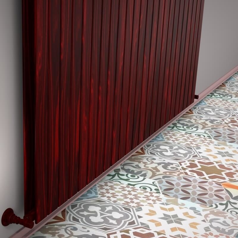 Type 20V Decorative Radiator 400x1772 Wood Effect