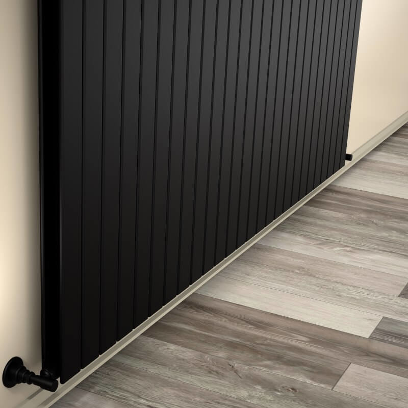 Type 20V Decorative Radiator 400x1920 Matte Black