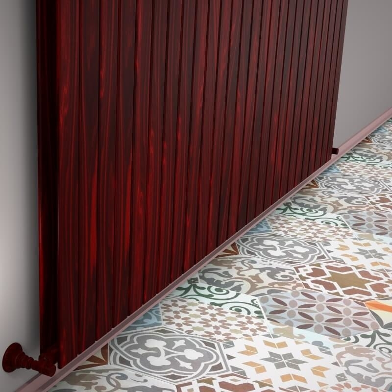 Type 20V Decorative Radiator 400x1920 Wood Effect