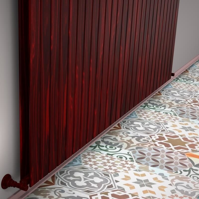 Type 20V Decorative Radiator 400x1994 Wood Effect