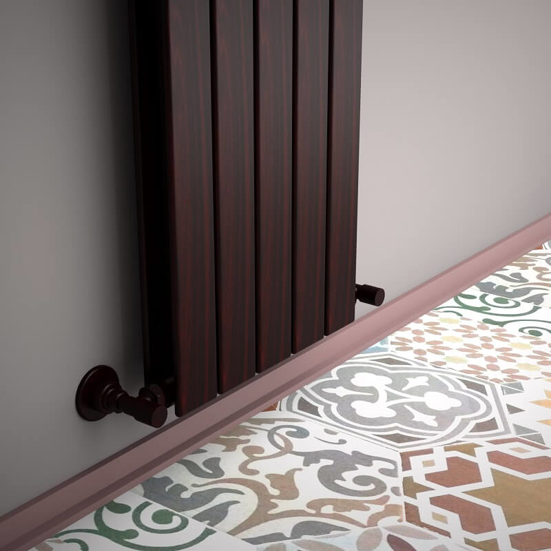 Type 20V Decorative Radiator 600x366 Wood Effect