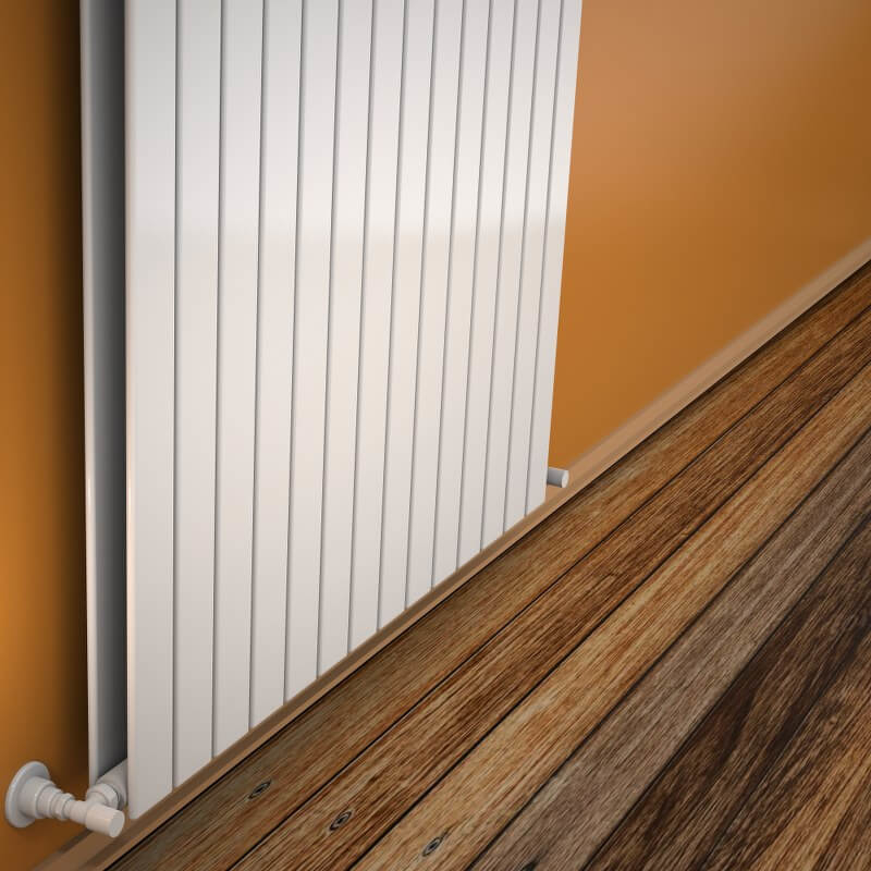 Type 20V Radiateur Décoratif 400x1032 Blanc