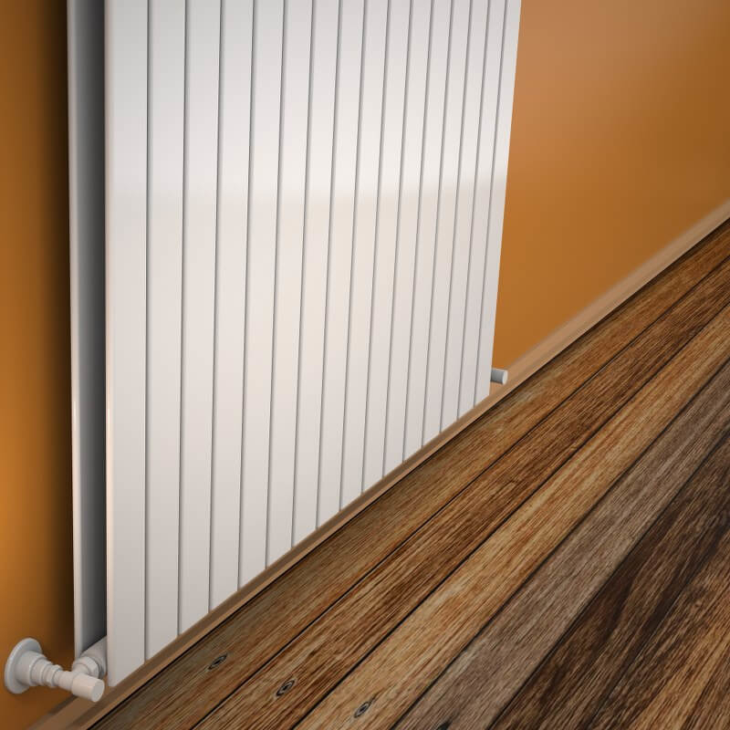 Type 20V Radiateur Décoratif 400x1180 Blanc