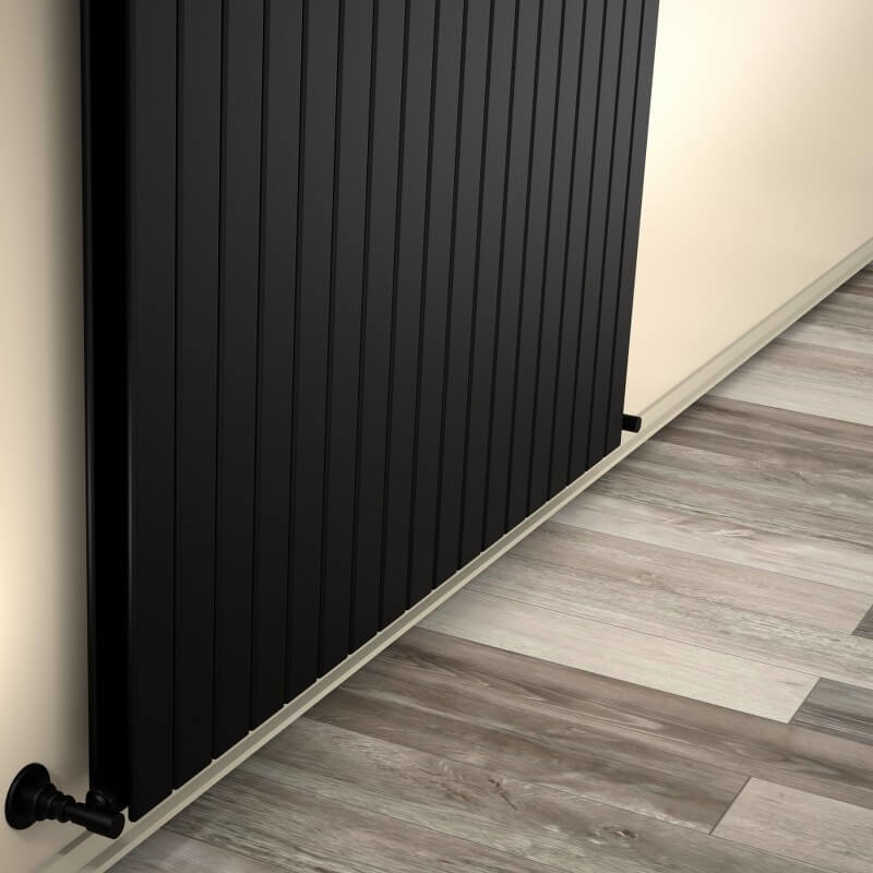 Type 20V Radiateur Décoratif 400x1328 Noir mat 