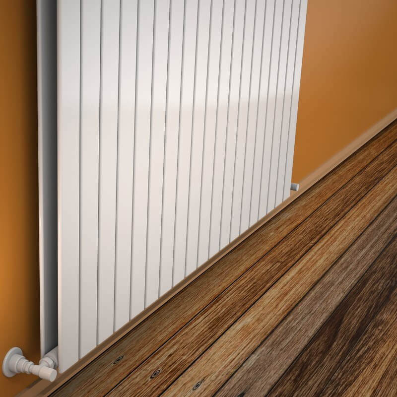 Type 20V Radiateur Décoratif 400x1402 Blanc