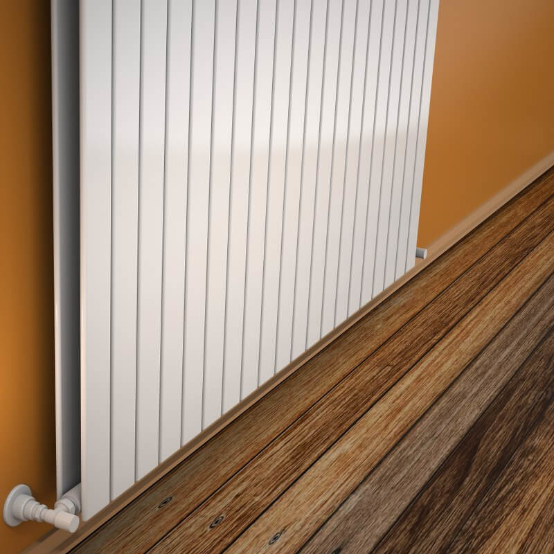 Type 20V Radiateur Décoratif 400x1476 Blanc