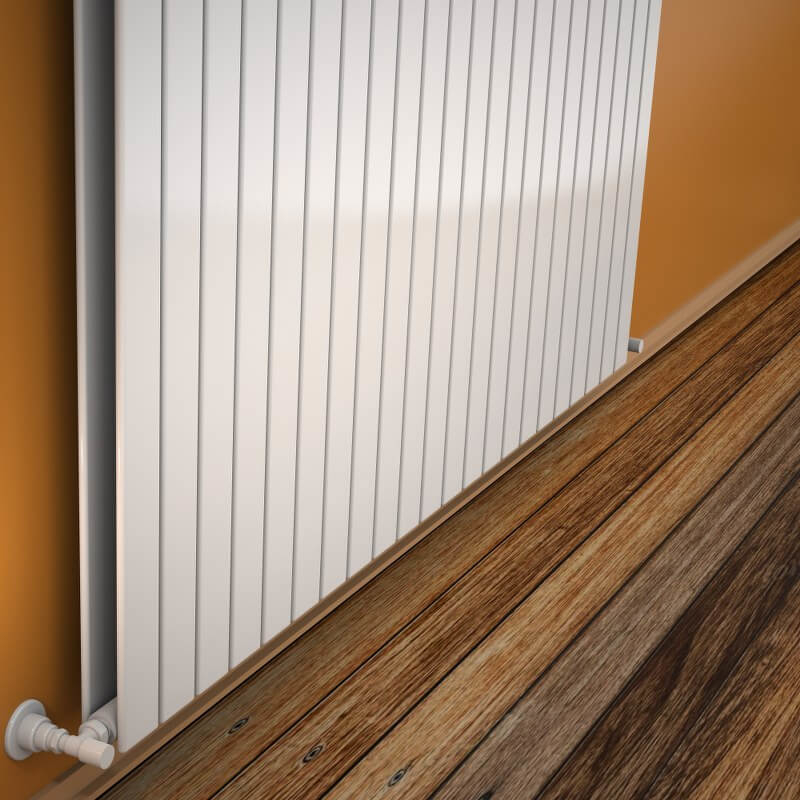 Type 20V Radiateur Décoratif 400x1624 Blanc