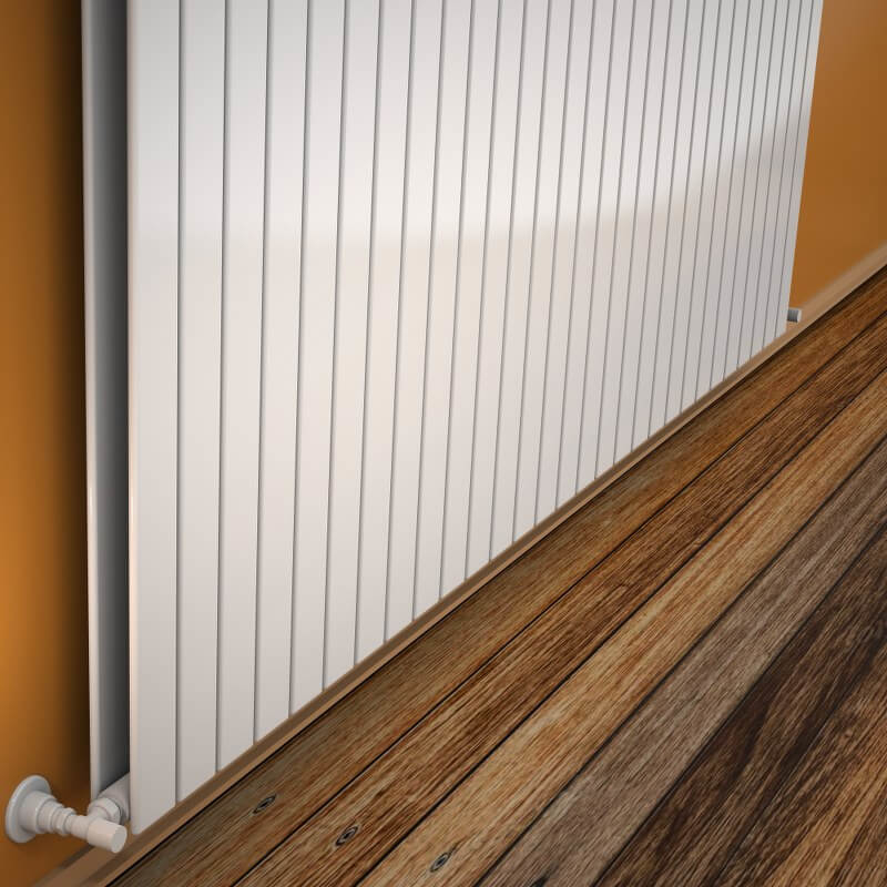 Type 20V Radiateur Décoratif 400x2142 Blanc