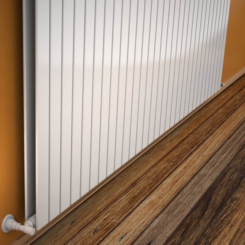 Type 20V Radiateur Décoratif 400x2216 Blanc