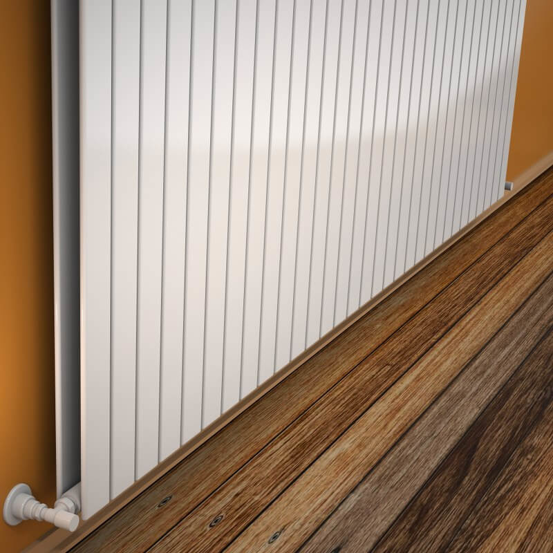 Type 20V Radiateur Décoratif 400x2290 Blanc