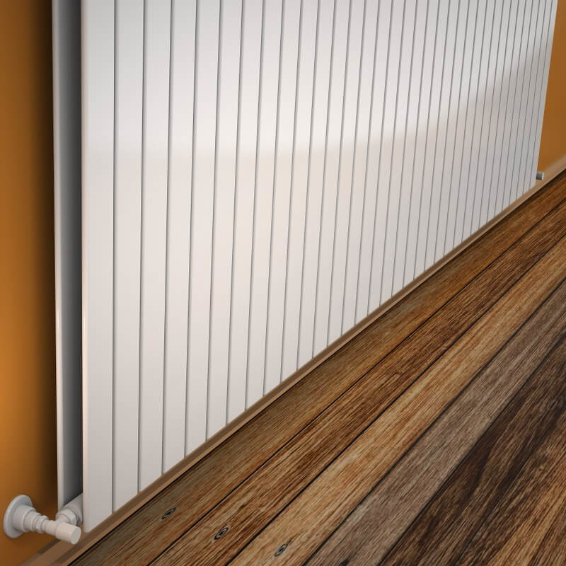 Type 20V Radiateur Décoratif 400x2512 Blanc